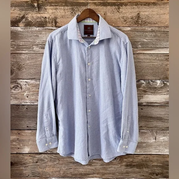 TATTERSALL- 100% cotton button down - Picture 1 of 8
